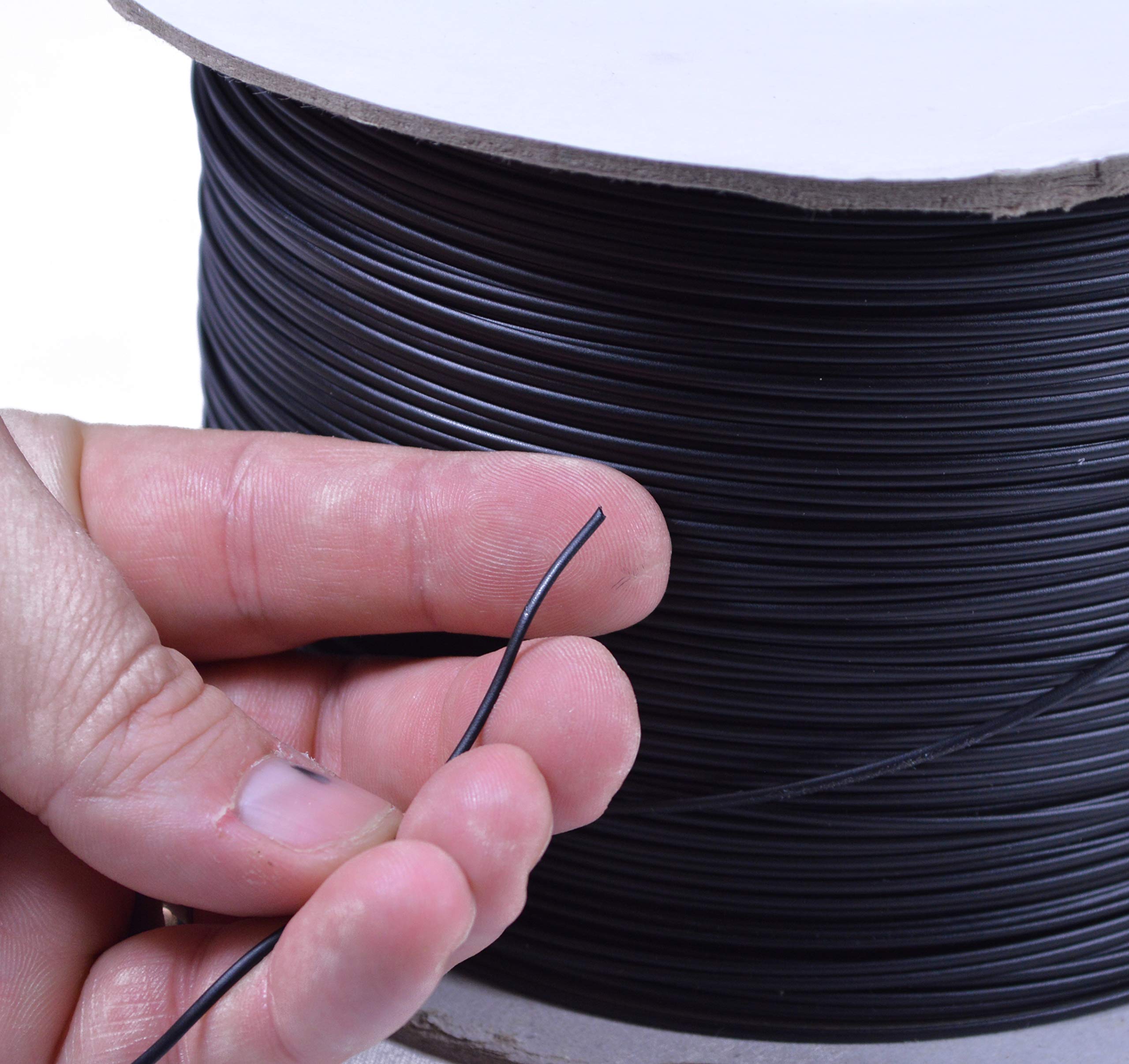 Twist Tie Spool Black Wire for Winding or Binding Machine and Twist Tye Machine 4000 Feet