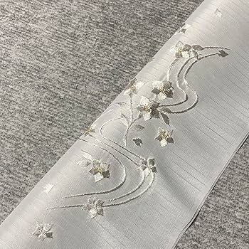 ●長襦袢　正絹　nj-2043チュールレース半衿　スワロフスキー　衣紋抜き　新品 ○長襦袢 正絹 nj-2043チュールレース半衿 スワロフスキー 衣紋