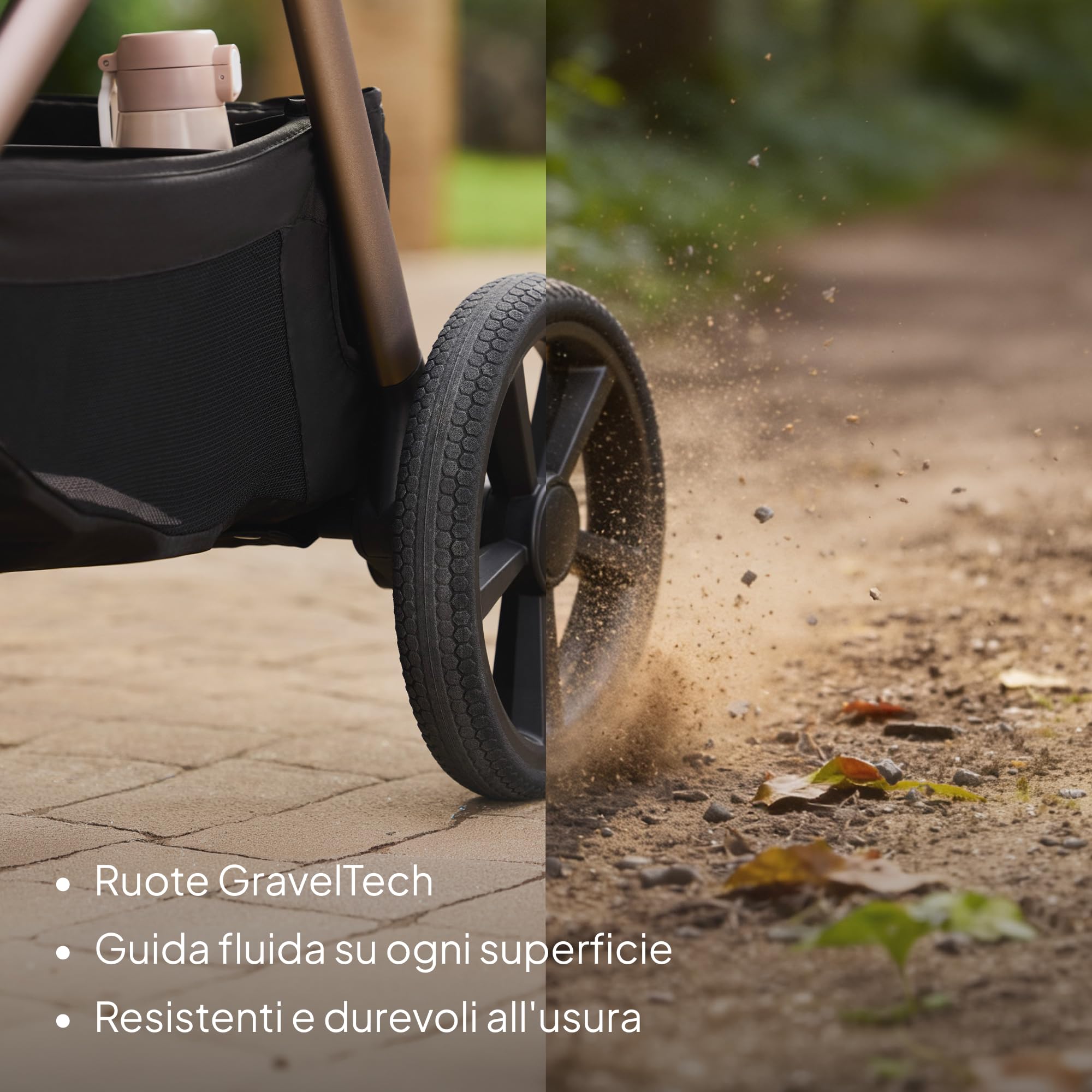 LIONELO Carmine Passeggino Trio 3 in 1 per Bambini 0-4 Anni fino a 22 kg | Sistema Modulare Pieghevole, Navicella Portatile e Seggiolino Auto Ovetto, Ruote GravelTech, Ammortizzazione, Cappottina XXL
