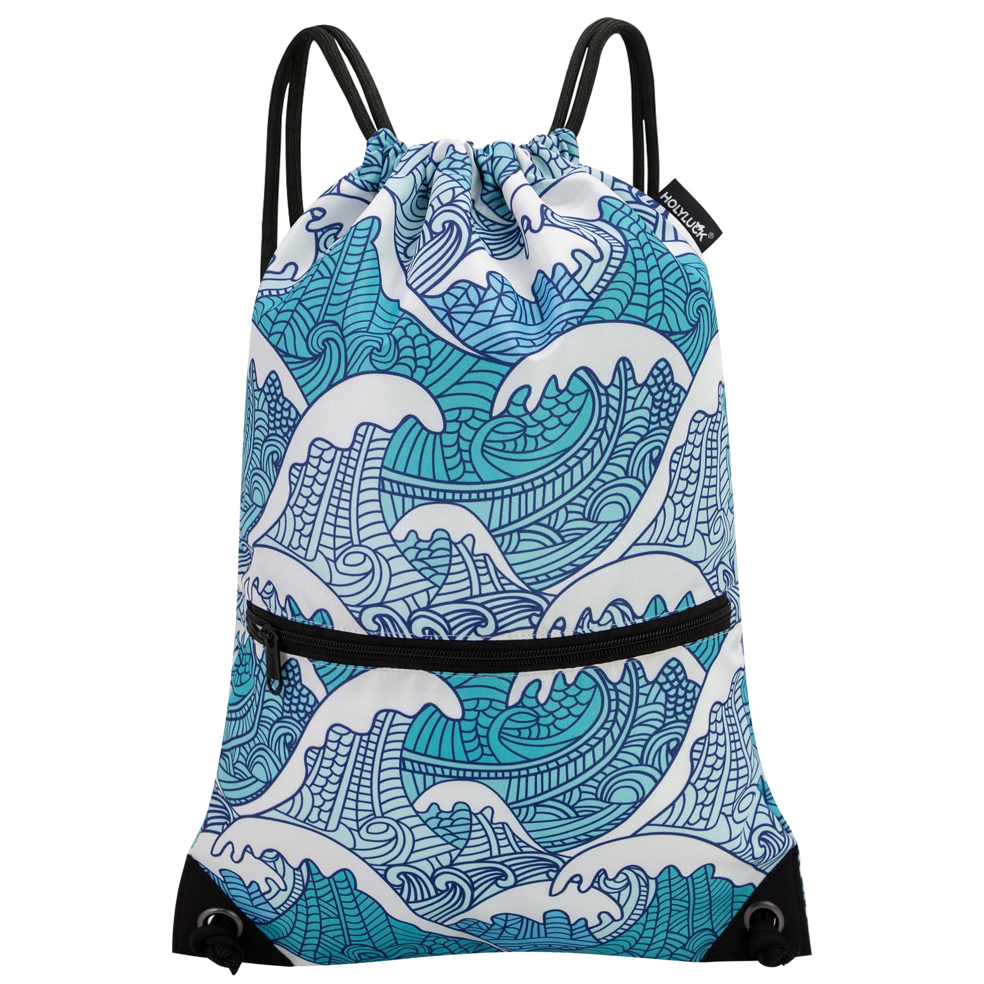 HOLYLUCK Drawstring Backpack Bag Sport Gym Sackpack