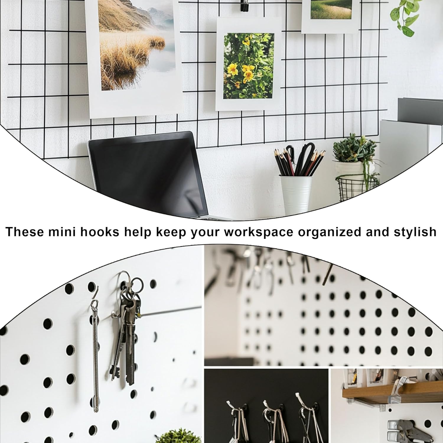 Generic 1 Inch Black S Hooks 100 Pack Mini S Hooks for Hanging | Small S Hooks Made of Black-Coated Metal for Hanging Ornaments, Crafts, and More
