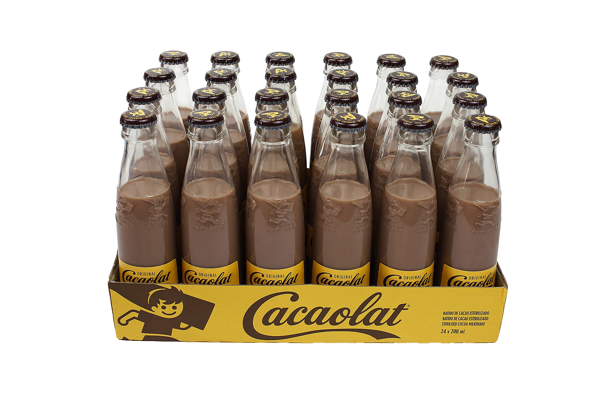 Cacaolat Vidrio 200 ml Caja 24 unidades