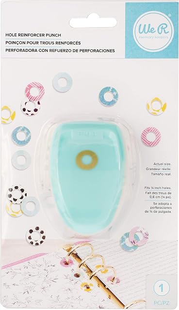 We R Memory Keepers Reinforce Hole Punch, Multi-Colour, 13 x 7.11 x 8.9 cm