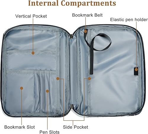 Miniatura 6 de Funda para la Biblia para adolescentes, niñas, niños, funda de transporte para libros, bolsa de iglesia, bolsa protectora para la Biblia con asa y