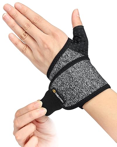 Miniatura 8 de Muñequera, transpirable, ajustable, para alivio del túnel carpiano y tendinitis, correas de muñeca de gimnasio, muñequeras para levantamiento de