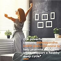 Vista 6 de Doctor's Best Sueño superior con Sensoril, fórmula contiene Ashwagandha, 5-HTP, L-teanina y GABA, 60