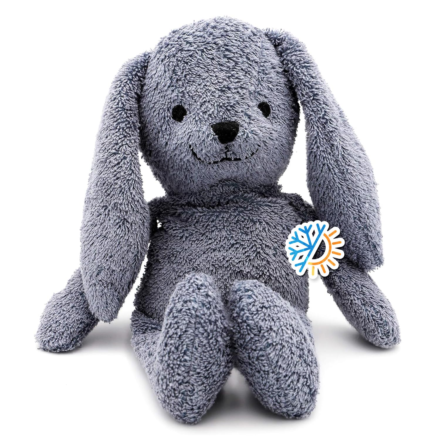 Thermal-Aid Zoo Microwavable Stuffed Animal - Heated and Heatable Plush Toy - Hot/Cold Pack - Baxter The Bunny Zoo Rabbit
