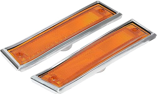 Miniatura 6 de KUAFU Luz de marcador lateral de guardabarros delantero compatible con ChevyGMC CK Series 1981-1991SuburbanBlazerJimmy Reemplazo para GM2551107