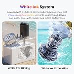 EXPLUX A3 DTF Printer XP600 Printhead C13 Bundle with Oven | Scheduled Auto-Cleaning, Built-in White Ink Circulation, 5" Touchscreen, 7-Min Fast Printing, for Startups & Small Businesses