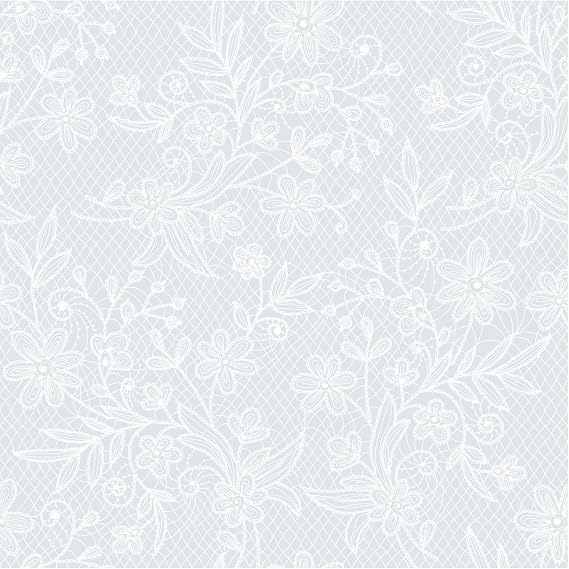 Exquisite Lace Table Cloth Rectangle Table Plastic 6-Pack Lace Tablecloth Rectangular 54 X 108 | Clear & White Floral Tablecloth Disposable | Wild Flower Party Decorations & Party Supplies