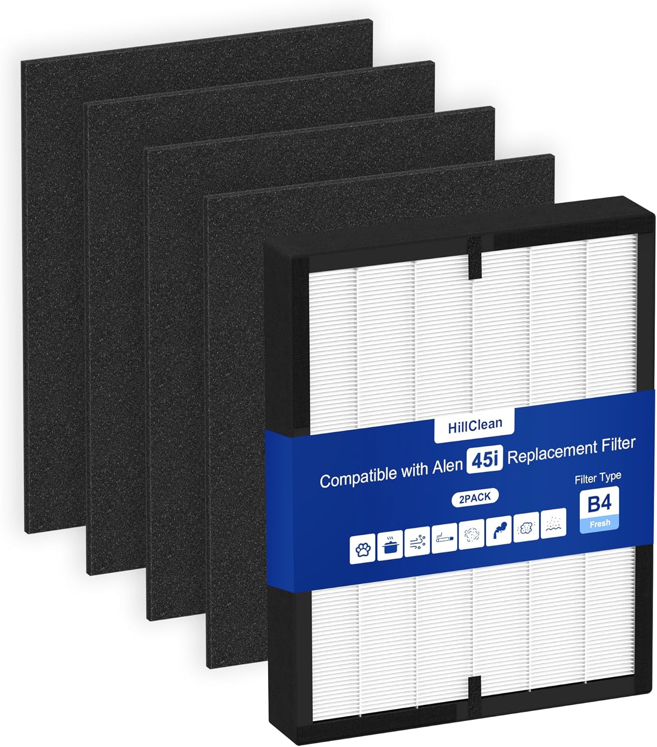Amazon.com: True HEPA 45i Replacement Filter for Alen BreatheSmart 45i ...