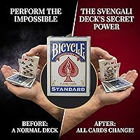 Vista 7 de Ted's Sterling Magic Precision Blue Rider Back Bicicleta Svengali Deck con instrucciones para más de 100 trucos (Reina de Corazones)