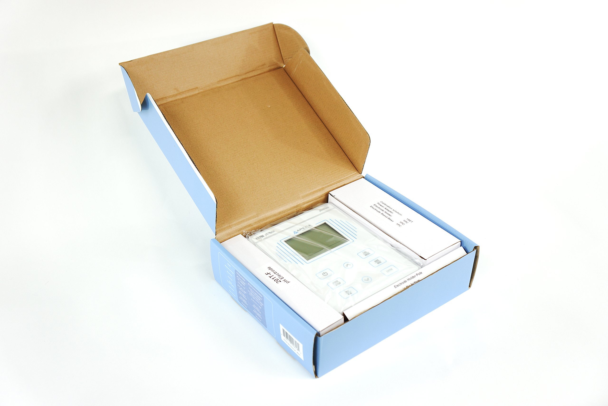 Apera Instruments PH700 pH Meter fürs Labor, Benchtop, 0.01 Genauigkeit, 1-3 Punkt Kalibrierung, Temperatur, inkl. Elektrode