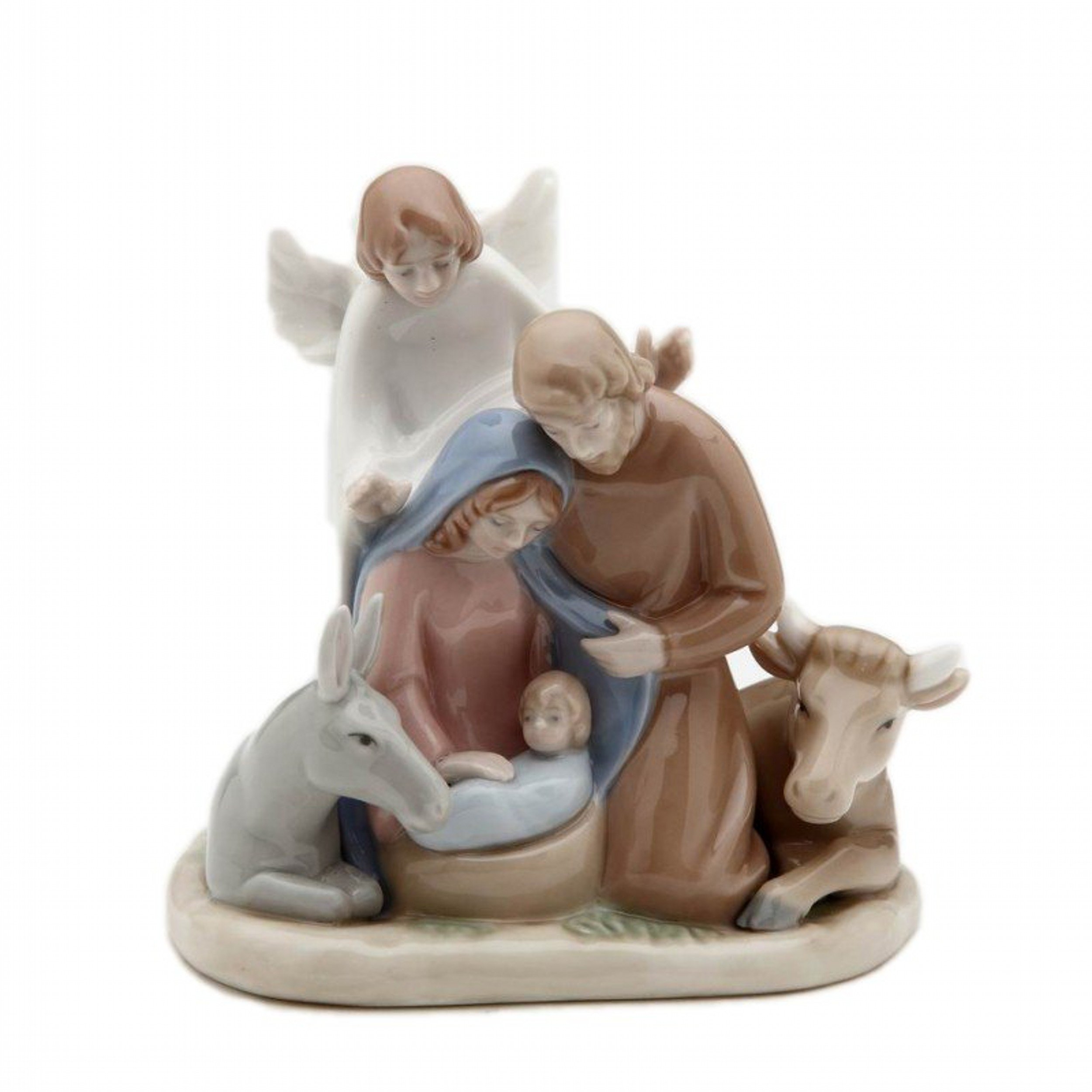 CG Cosmos Gifts 10520 Mini Holy Family with Angel Figurine, 3-3/4-Inch