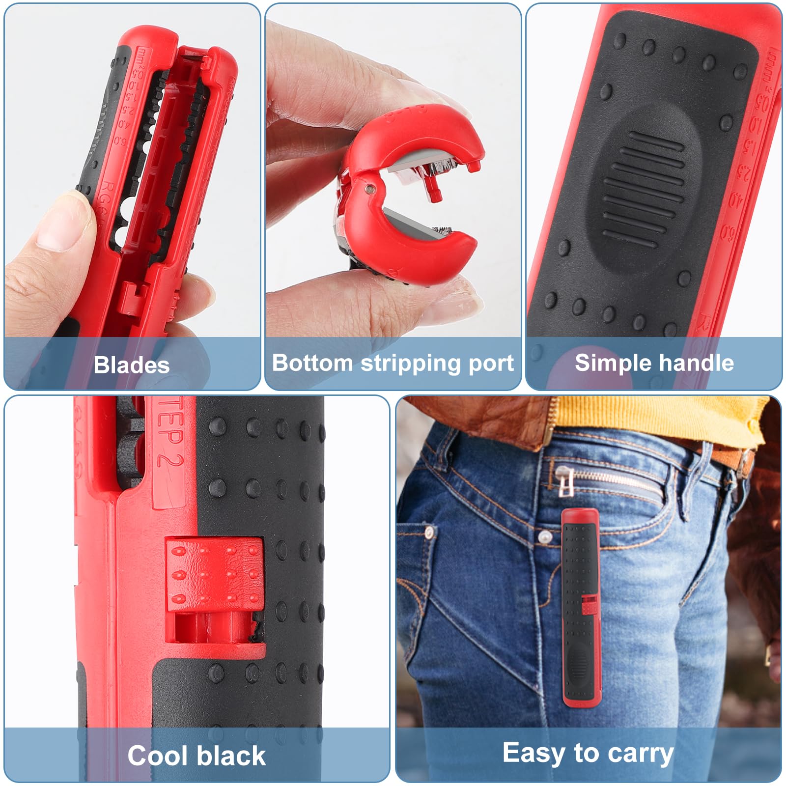 Pinza Spelafili 125mm - Universale Per Cavi Elettrici - Foto 5