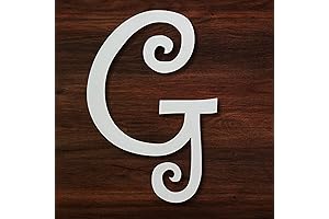 8 Inch Wooden Letter G for Nursery Decor