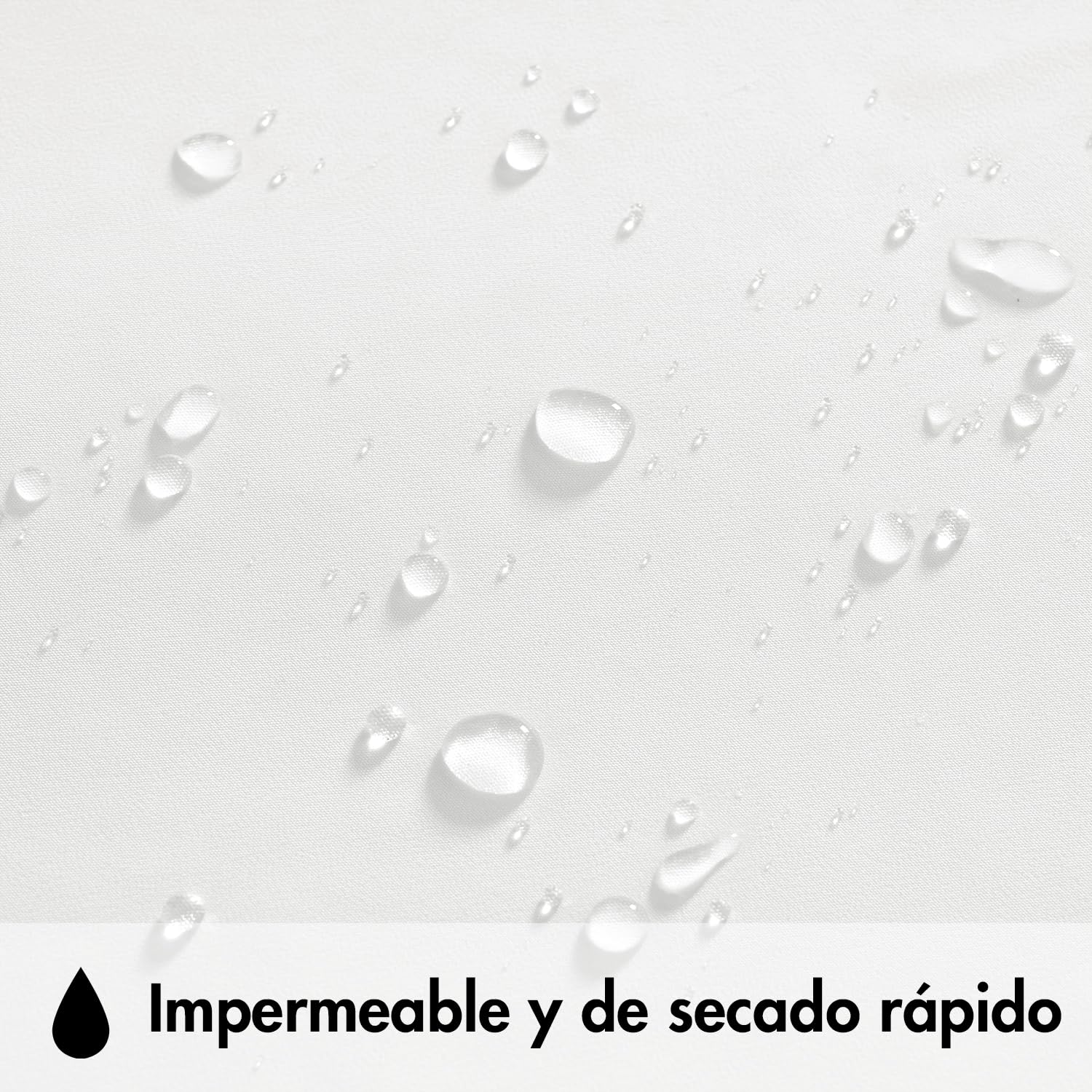 MIULEE Cortinas Exteriores Impermeable Cortinas Terraza de Exterior para Porche Cortinas Blancas Translucidas para para Pergolas de Jardin con Ojales, 2 Piezas, 132 x 275cm, Blanco