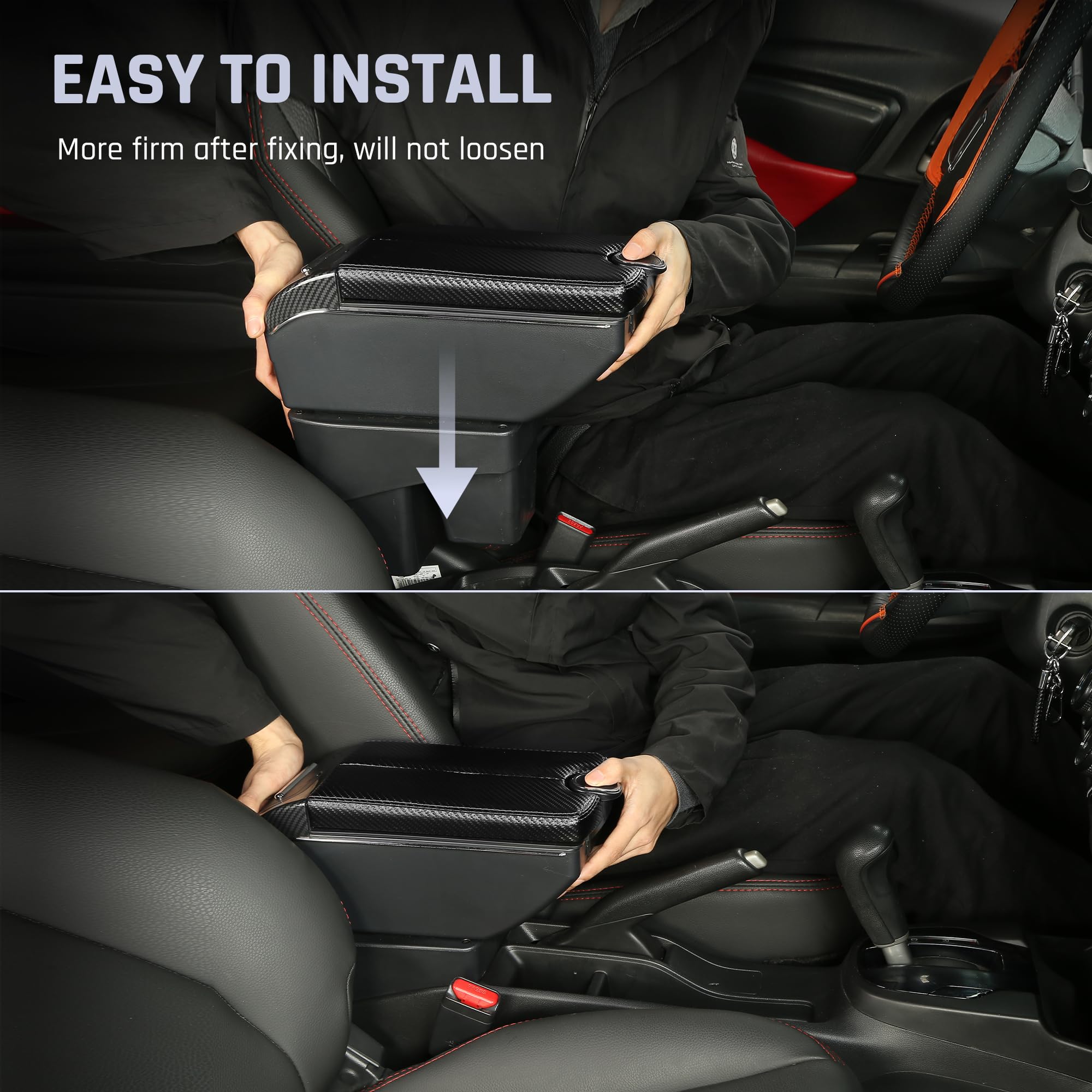 For Nissan Versa Armrest Box For Nissan Almera 2020-2023 Car Armrest Central Storage Box With USB Interior Car Accessories