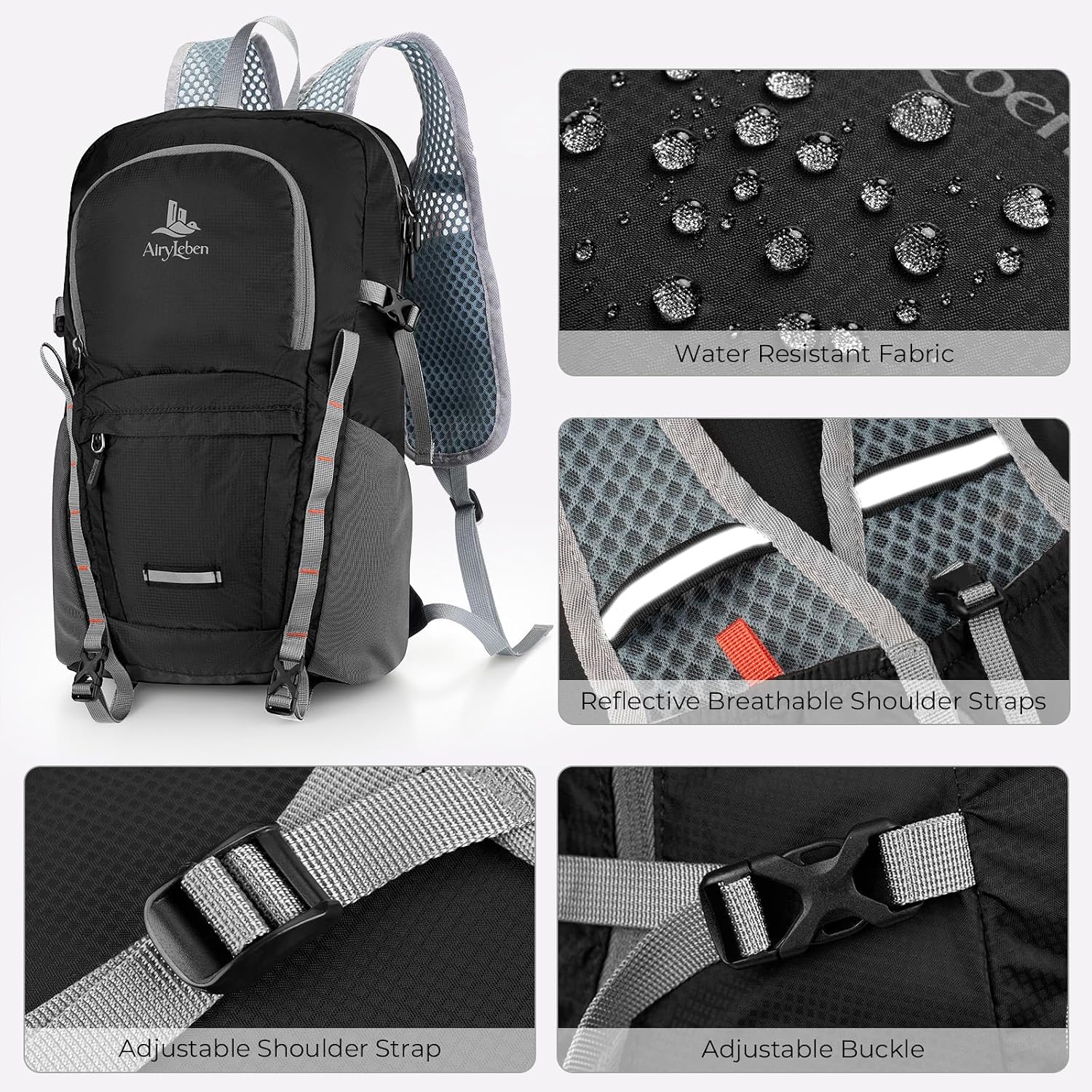 20L Small Hiking Backpack for Women Men,Lightweight Packable Travel Daypack
