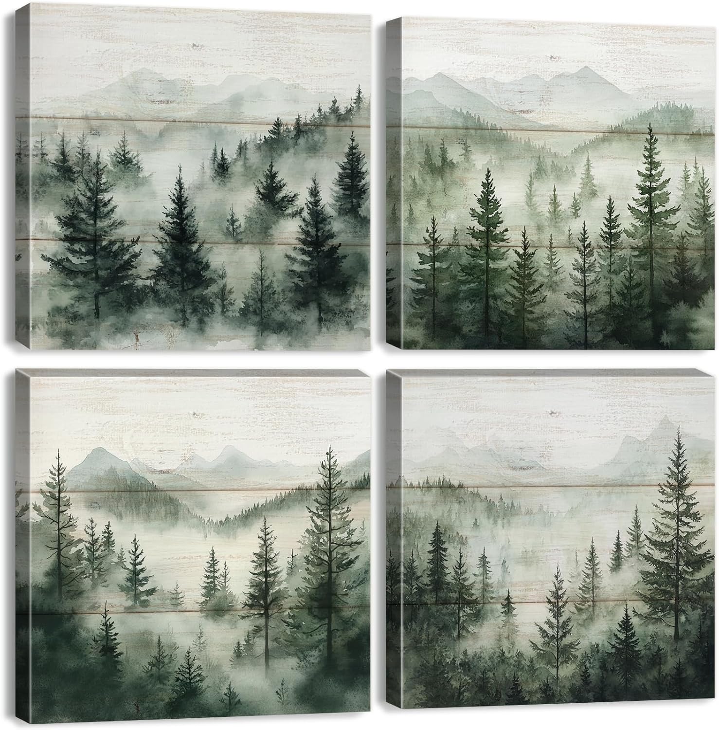 Airplane Decor Sunset Aviation Decor Military Plane Wall Decor Vintage Aircraft Pictures Turbine Propeller Canvas Prints Aircraft Engine Painting Artwork for Bedroom Office Home Decoration 20x20" 4Pcs