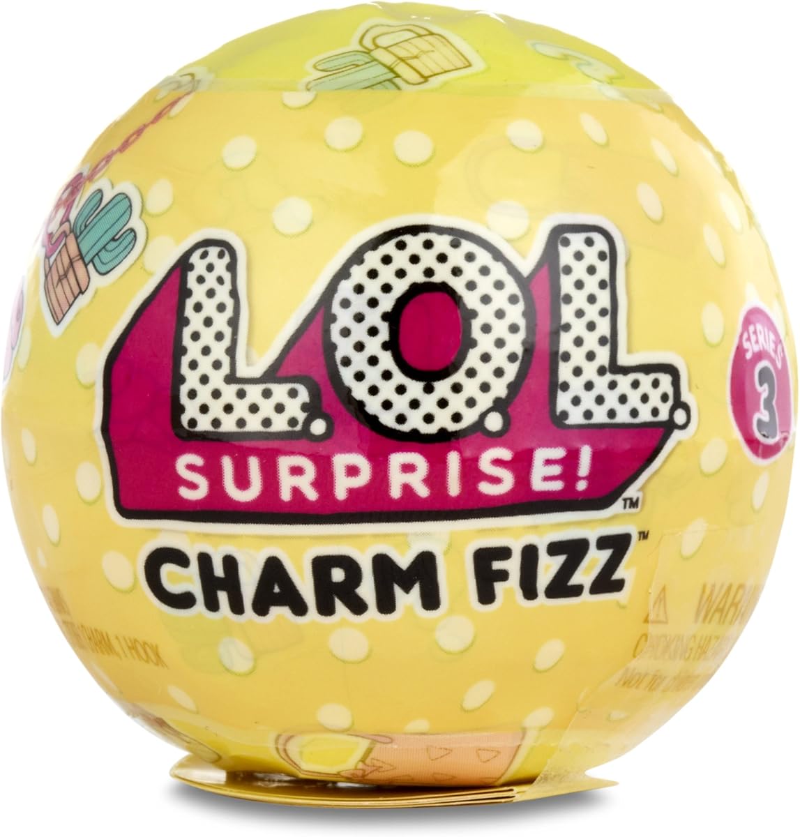 L.O.L Surprise Charm Fizz Series 3 Set of 1 Mystery Balls NEW