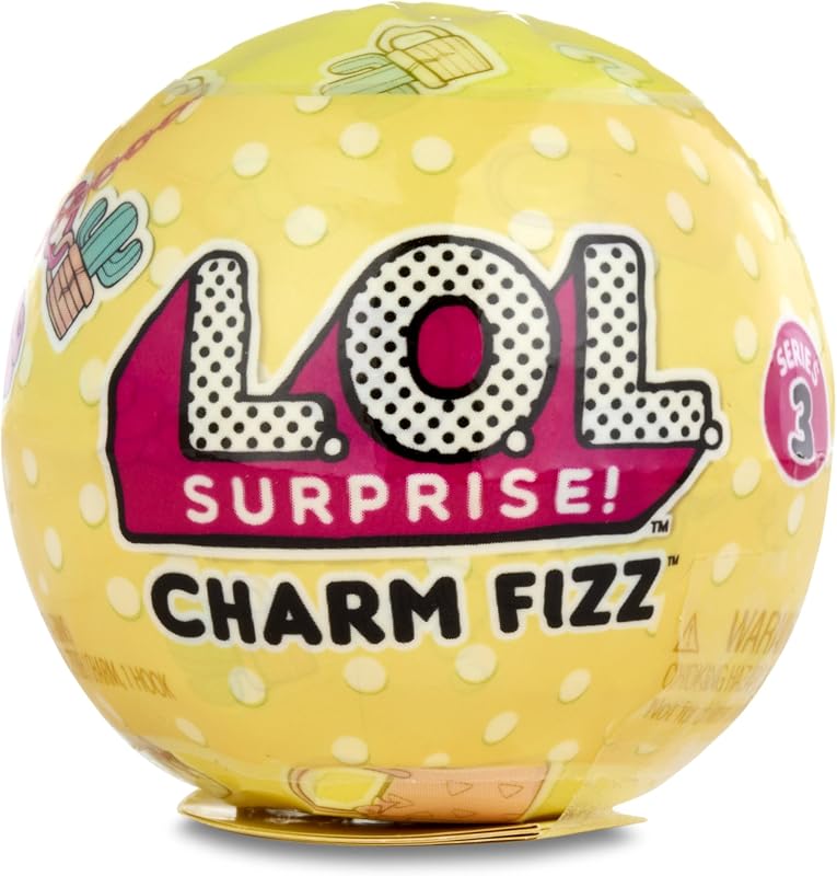 L.O.L Surprise Charm Fizz Series 3 Set of 1 Mystery Balls NEW