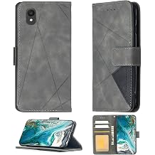 jioeuinly Case for Qilive Smartphone Q1-22 5 Pouces Case Compatible with Qilive Smartphone Q1-22 5 Pouces Phone Case Flip Stand Cover PU Leather Wallet Case Grey