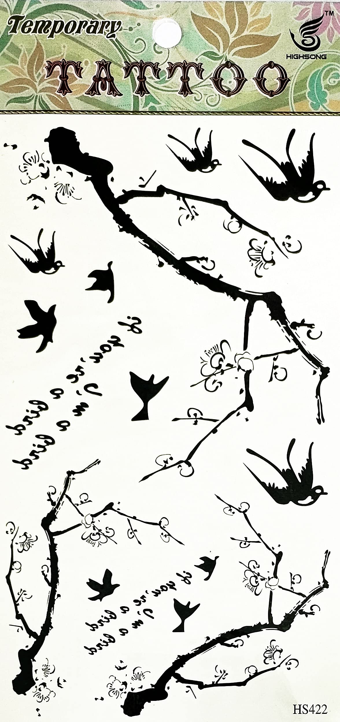 Tree Tattoo With Birds Arm