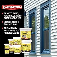 Vista 3 de Abatron WoodEpox Kit - 12 oz - 2-Part Structural Epoxy Adhesive Filler - Wood Filler Putty