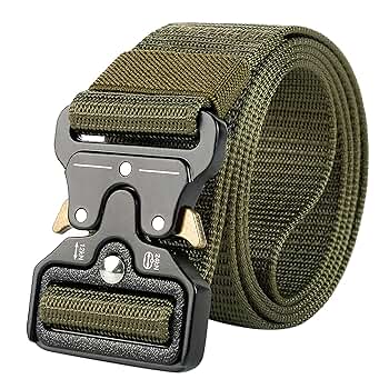 Amazon.com: AIBEARTY Men's Tactical Nylon Belt Heavy Duty