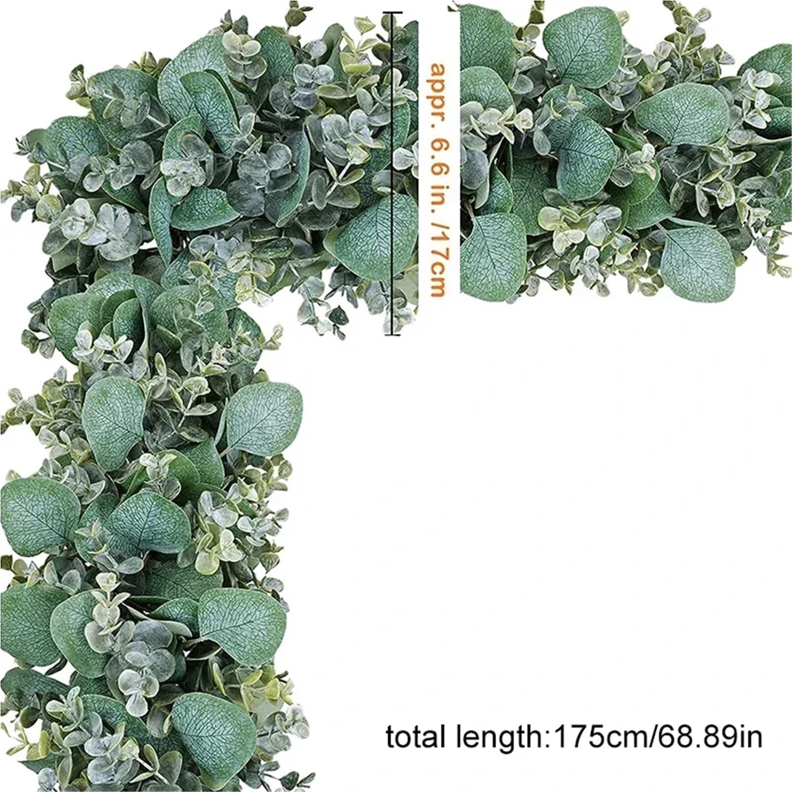 Künstliche Greenery Girlande künstliche Blumen, 1 stücke 175cm Girlande Blatt Seide Ivy Wandbehang Garland Home Hochzeit Party Decor for Dekoration