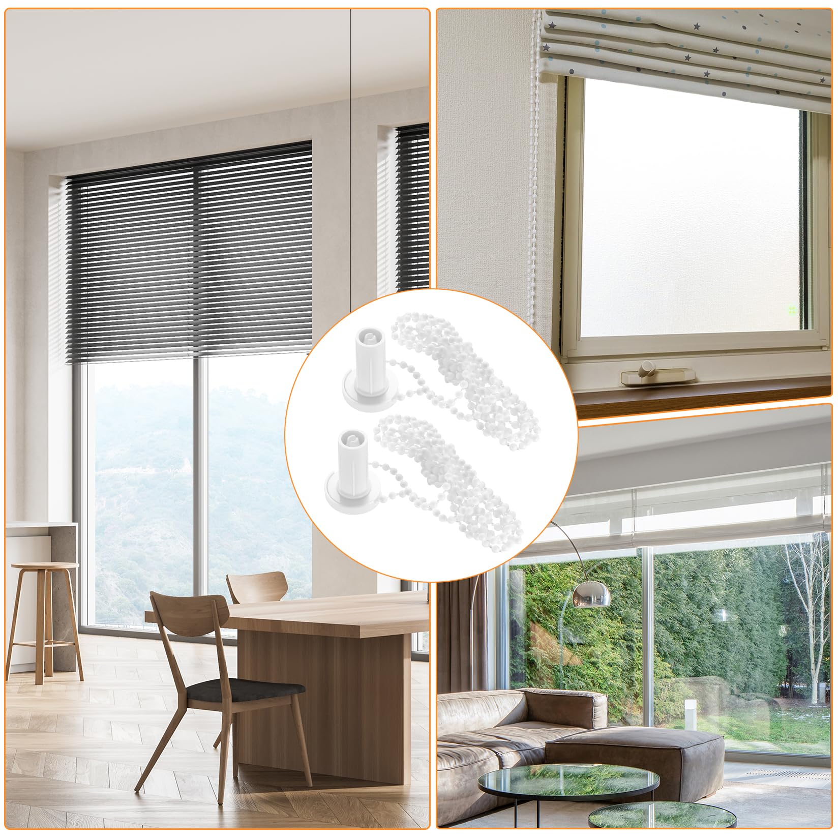 2 Sets Accessori Per Tende Avvolgibili Accessorio Staffa Cieca Supporti