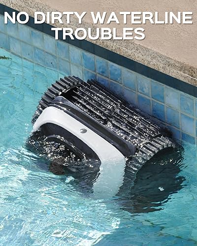 Miniatura 4 de Aspiradora robótica WYBOT C1 para piscinas enterradas y sobre el suelo, limpiador de piscina inalámbrico de 150 minutos 4 en 1 limpieza de pared y