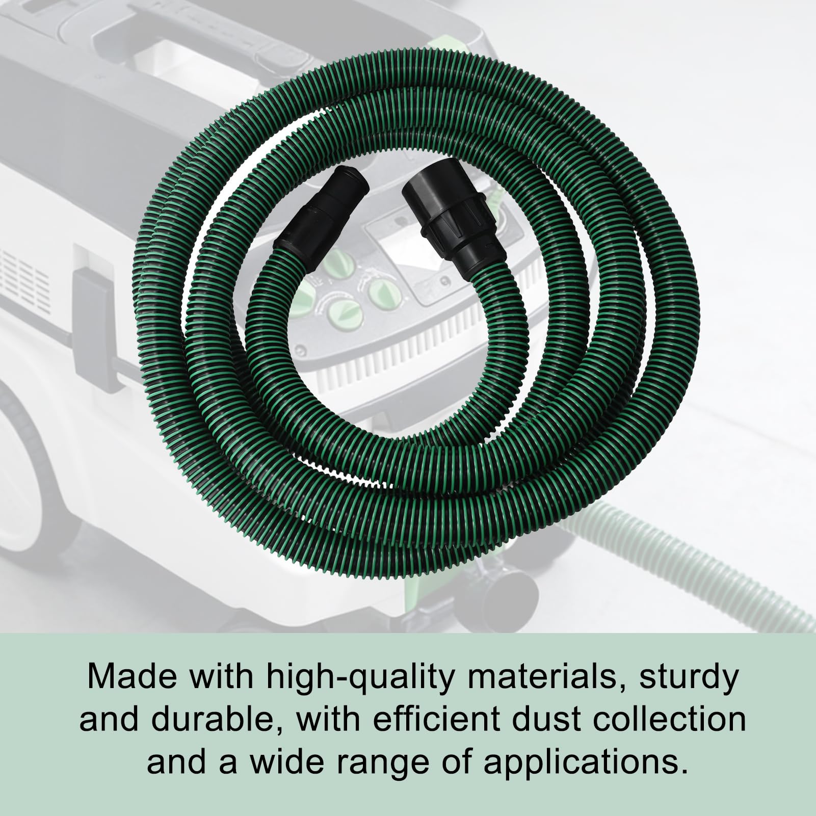 Tuyau d'extraction de poussière antistatique D27/32 Ø 35 mm fileté pour CTL 11/11E/22/22E 3,5 m