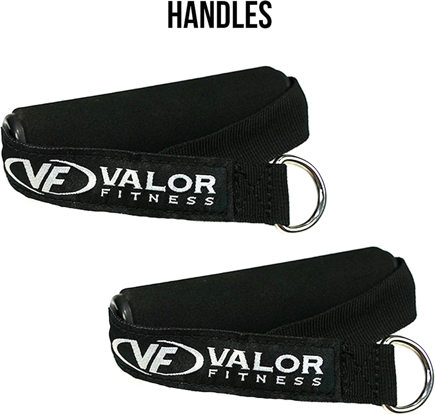 Valor Fitness Resistance Band Set - Stackable Workout System - 5 Heavy Duty Stretch Tube Bands with Handles, Ankle Straps, Door Anchor & Storage Bag