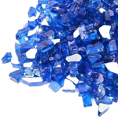 GASPRO 10 lbs Fire Glass for Propane Fire Pit, 1/2-Inch