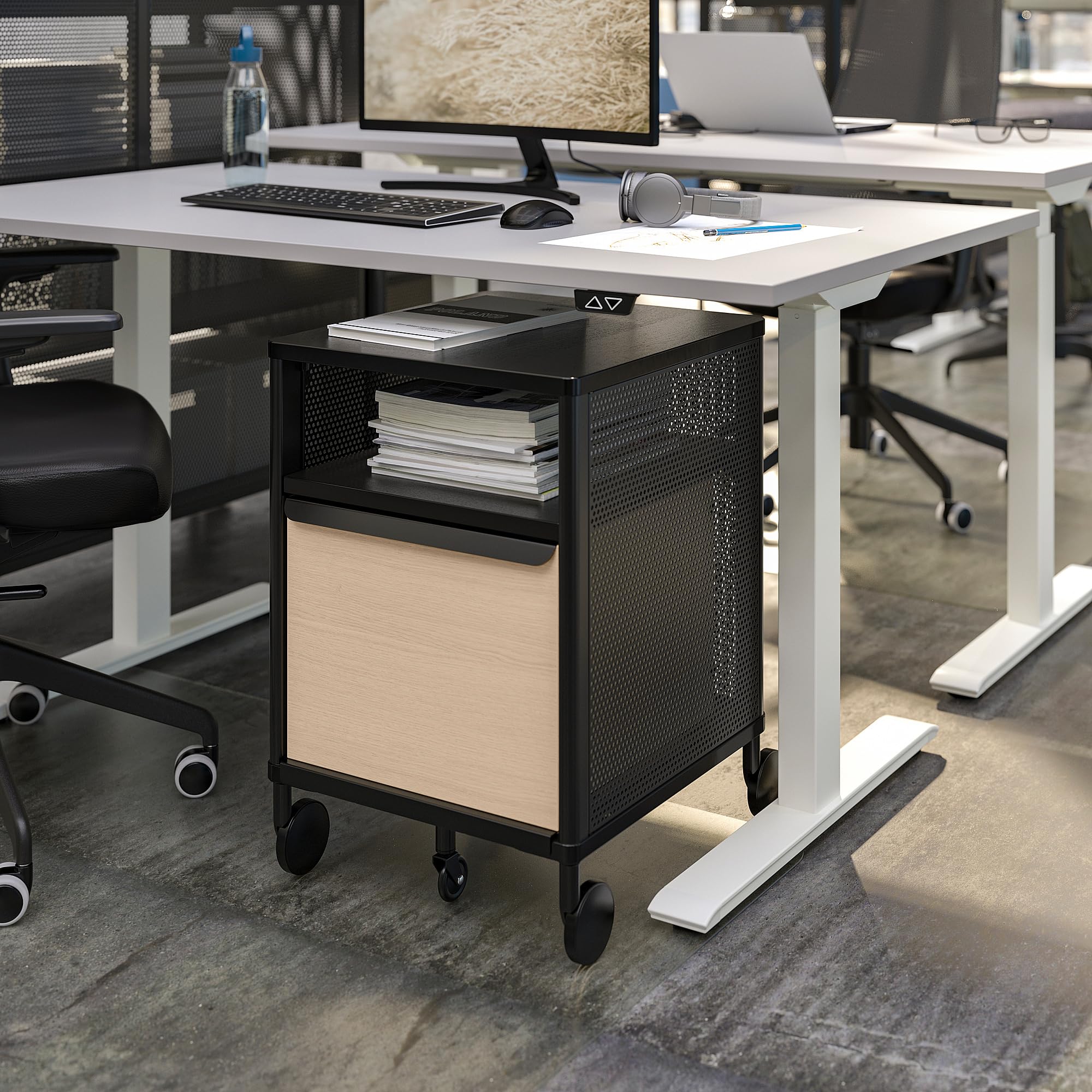 Ikea RODULF Desk Seat/Stand, 140 x 80 cm : Amazon.de: Home & Kitchen