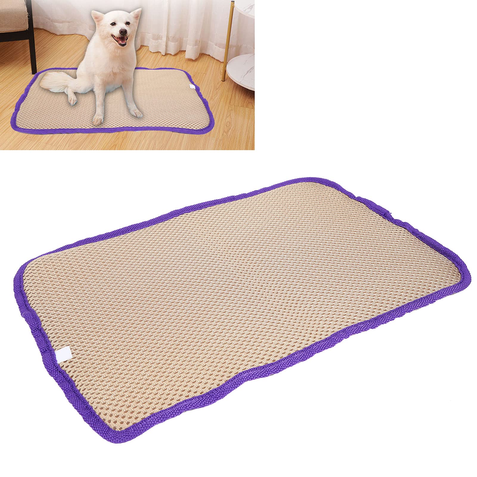 Matelas pour Animaux Confortable, Tapis Anti - Escarre Respirant, Température Constante, Taille S - Coussin Élastique, Respirabilité Optimale, Parfait pour Chien et Chat (S)