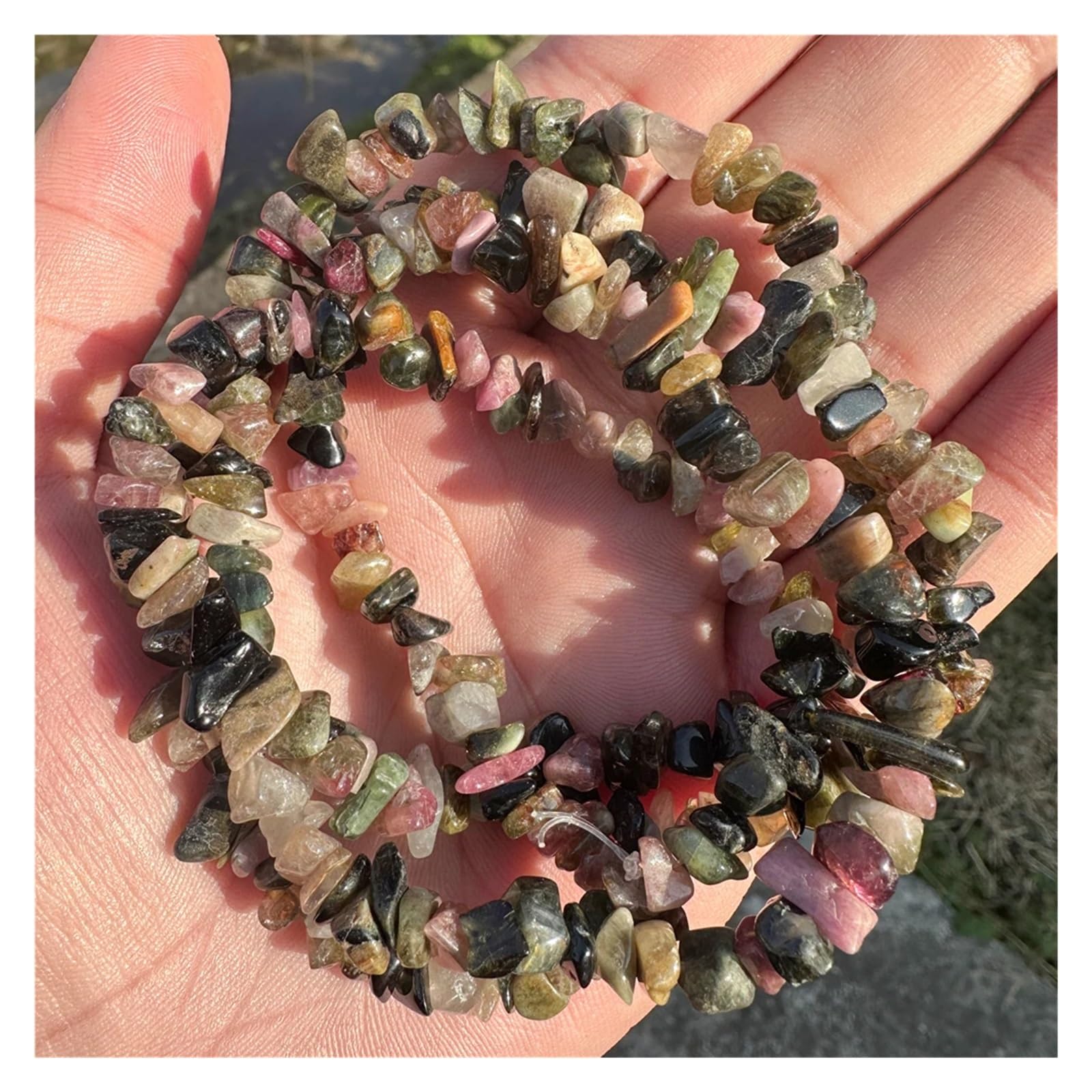 Perles en améthyste et citrine pour création de bijoux DIY
