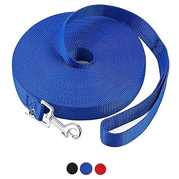 MS PET HOUSE Nylon Dog Training Lead Dog Leash Long Leash 30 Ft Long Leash for Dogs (1
