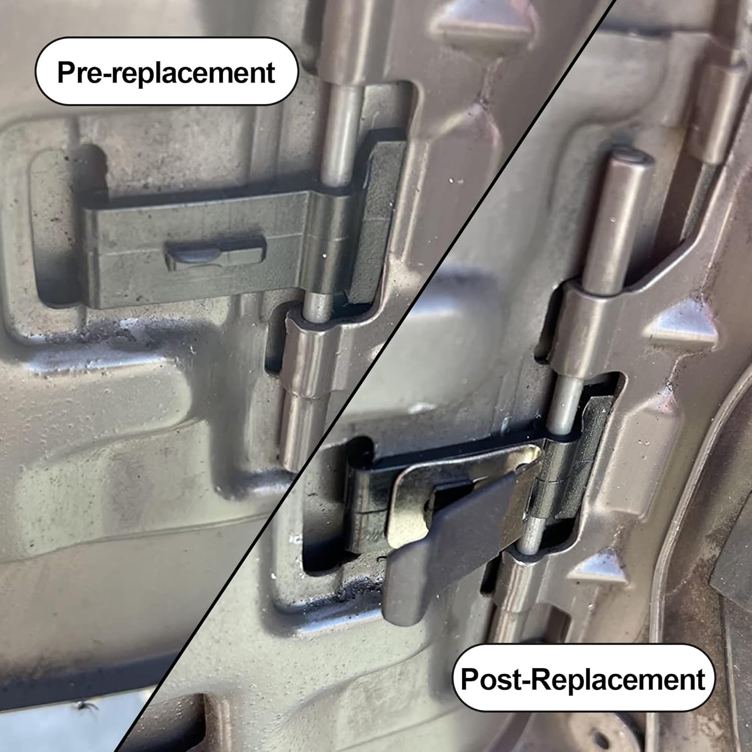 Fuel Door Spring Clip 77360-22020, Gas Tank Door Cover Spring Fit for Toyota 96-00 RAV4, 97-04 Camry, 95-04 Avalon, 91-97 Land Cruiser, 01-03 Prius, 01-06 Sequoia, 98-01 Sienna