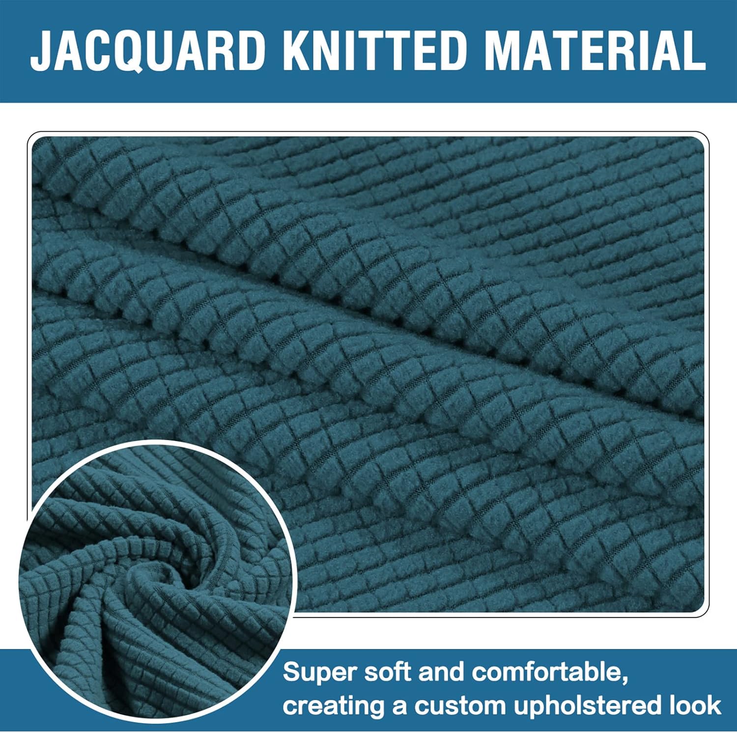 Soft Yellow Stretch Footstool Slipcover Washable Square Ottoman Cover for Living Room S Size Pouffe Protector