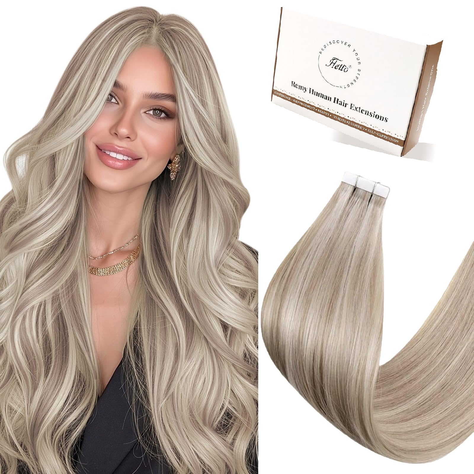 Hetto Echthaar Extensions Remy