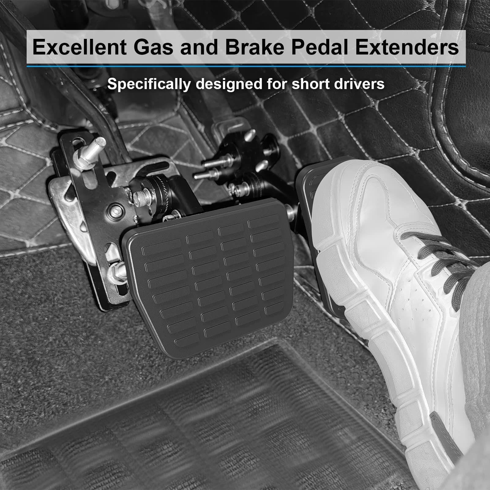 Auto Pedal Extender Kupplungspedal Extenders Bremspedal Zubehör Gaspedal Extender Kurze Fahrer Pedal Verlängerungen Pedal Extender Einstellbar Auto Pedal Anti-Rutsch Pedal Extender