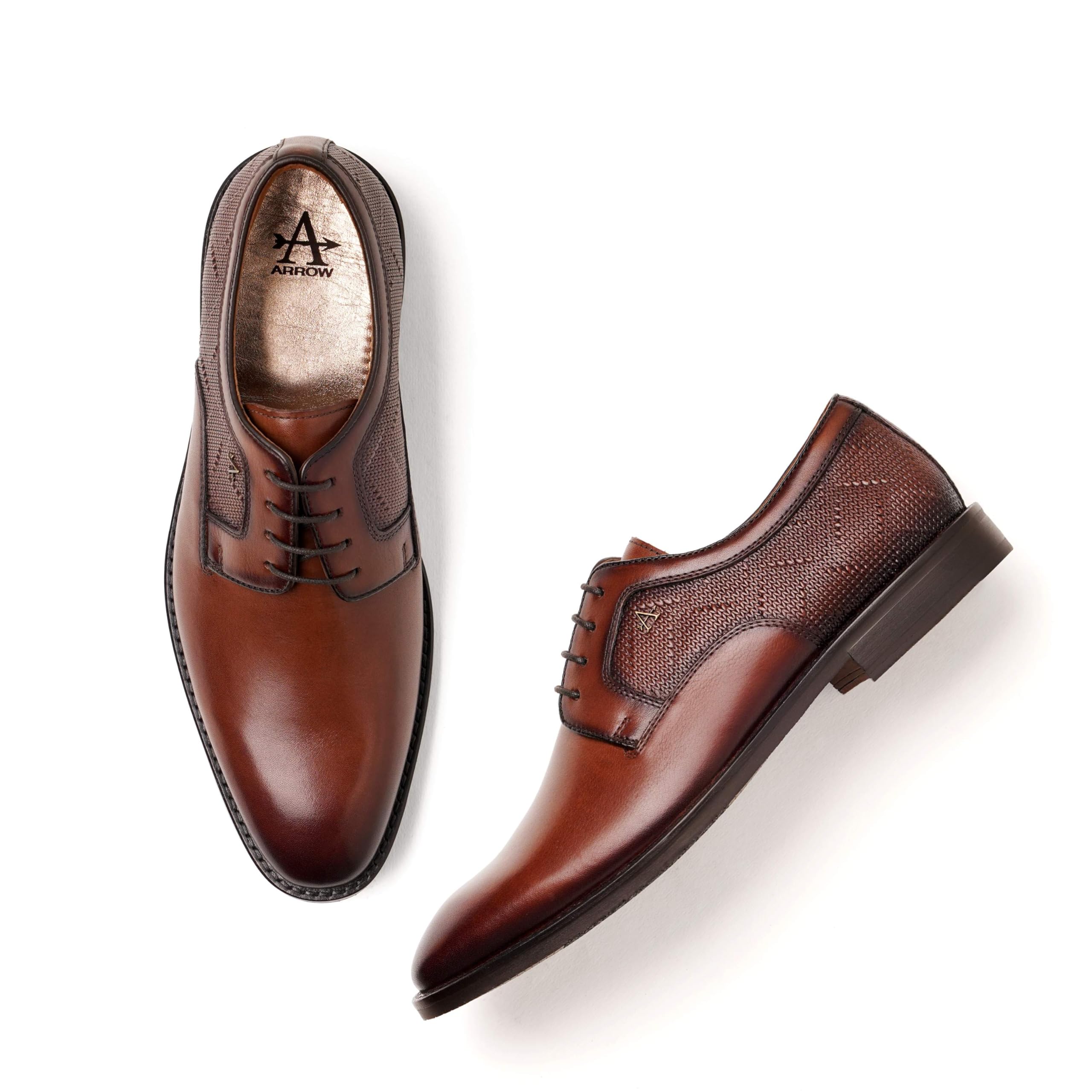 Arrow Clone Mens Me. Brown Lace Up Shoes-(UK/9) (US/10) (2FA23376C02) (B0CKBND4CL) Amazon Price History, Amazon Price Tracker