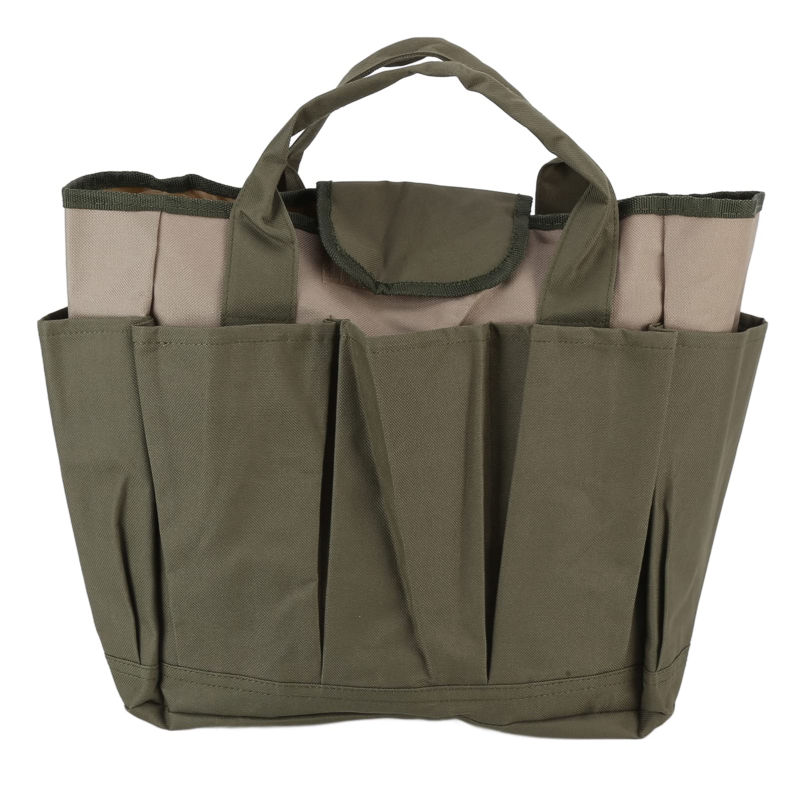 Garden Tool Storage Bag With Multi-Pockets, Oxford Cloth Tote For Gardening