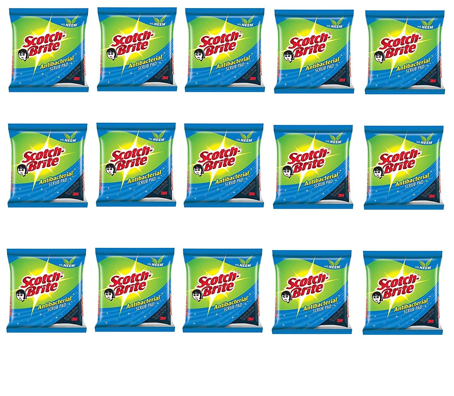 See full amazon price history chart for Scotch-Brite Scotch Brite Anti Bacterial Scrub Pad with Neem Fragrance (Regular) - Pack of 15 Scotch-Brite Scotch Brite Anti Bacterial Scrub Pad with Neem Fragrance (Regular) - Pack of 15 (B08RHSRD8V) Amazon Price History, Amazon Price Tracker