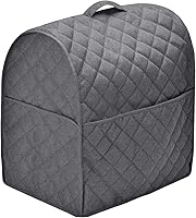 Vista 7 de Funda para batidora de pie compatible con batidora, se adapta a todos los modelos de cabezal inclinable y elevador de tazón, impermeable, fácil Negro