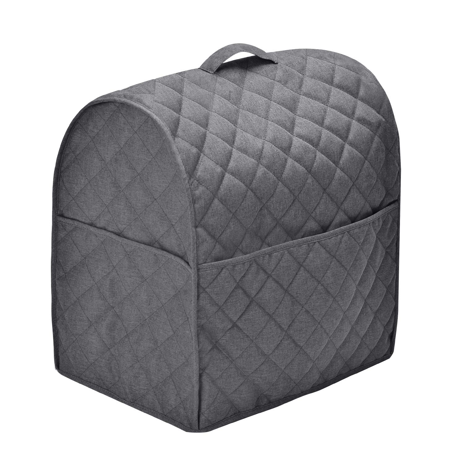 Stand Mixer Cover compatible with Mixer, Fits All Tilt Head & Bowl Lift Models,Waterproof,Ease cleaning (Grey, Fits for 4.5-Quart and 5-Quart)