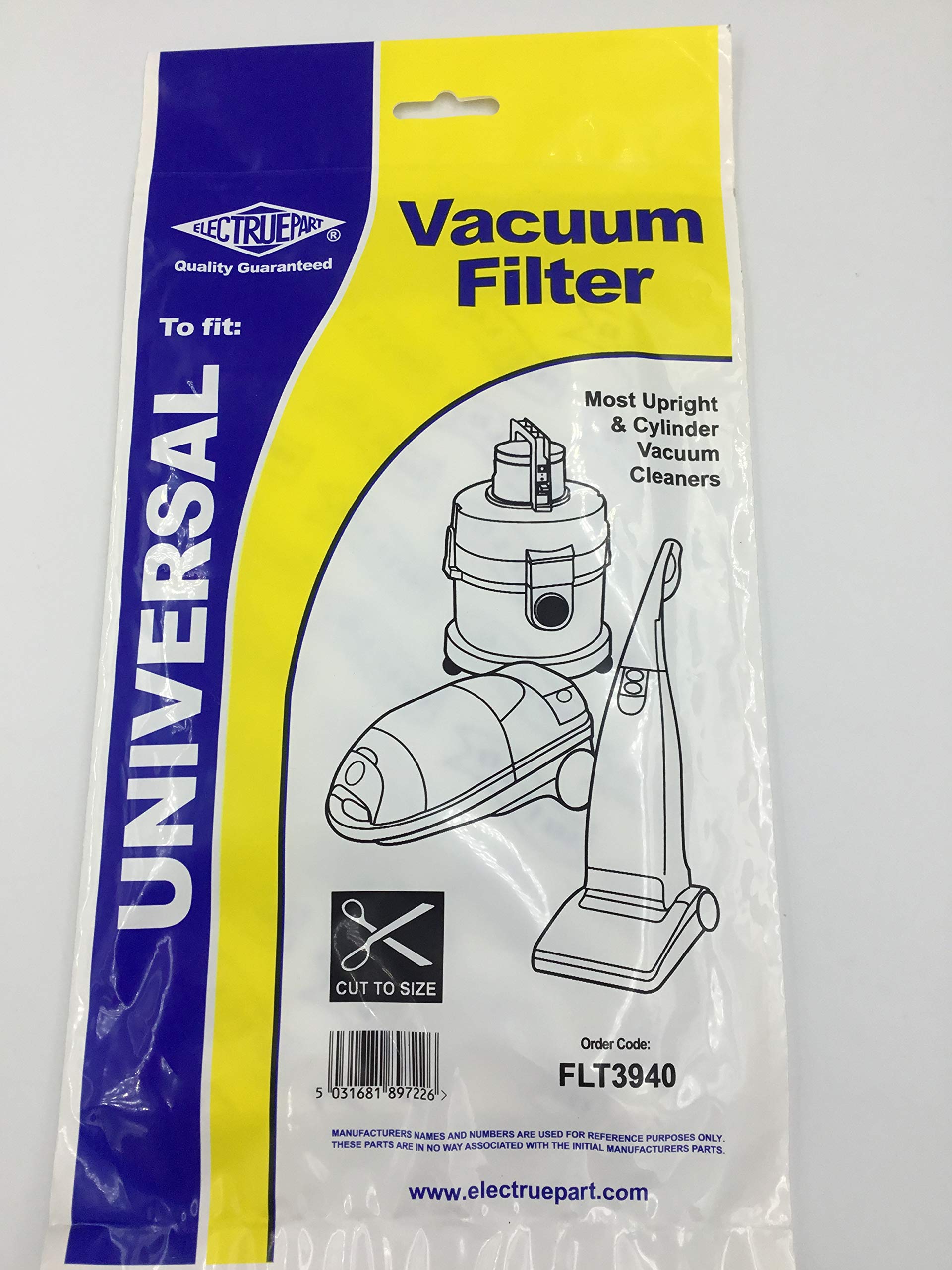 Universal Vacuum Cleaner Hoover Motor Exhaust Dust Micro Filter Pack